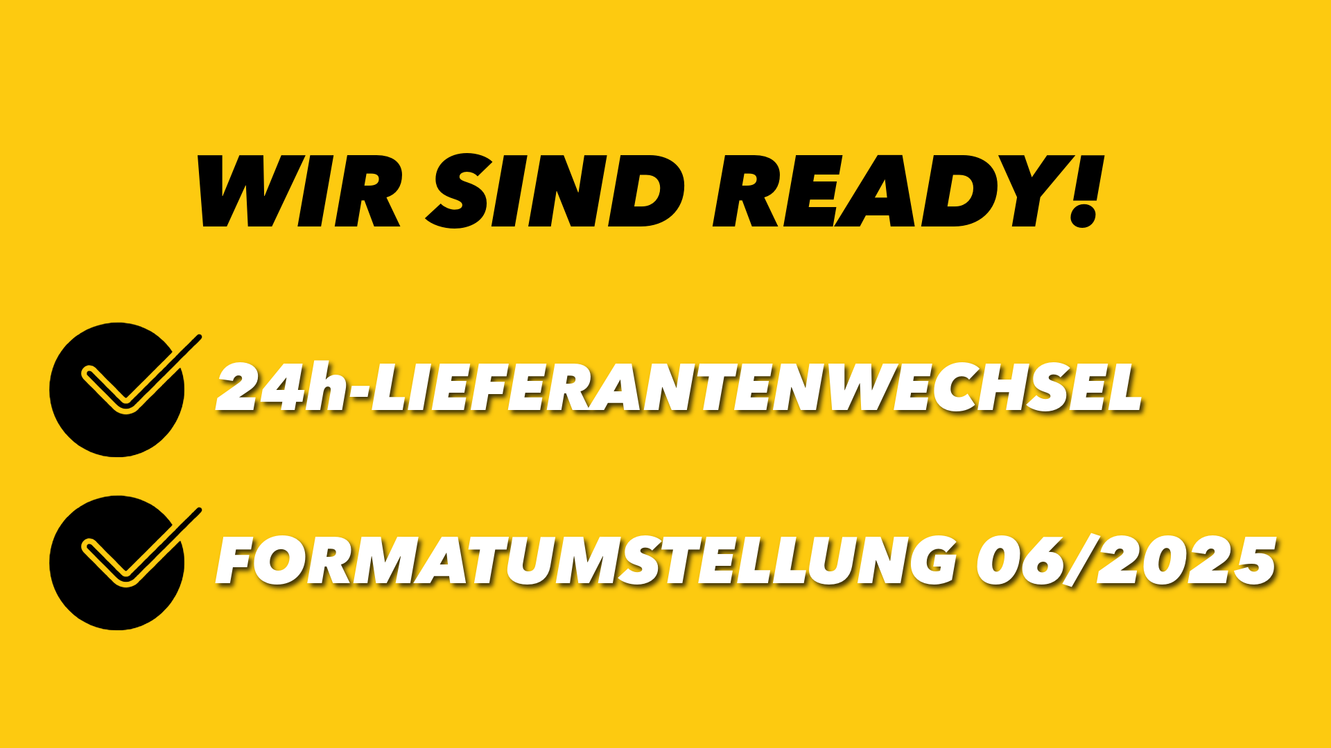 Sorgen vorm 24-Stunden-Lieferantenwechsel? Nicht mit powercloud!